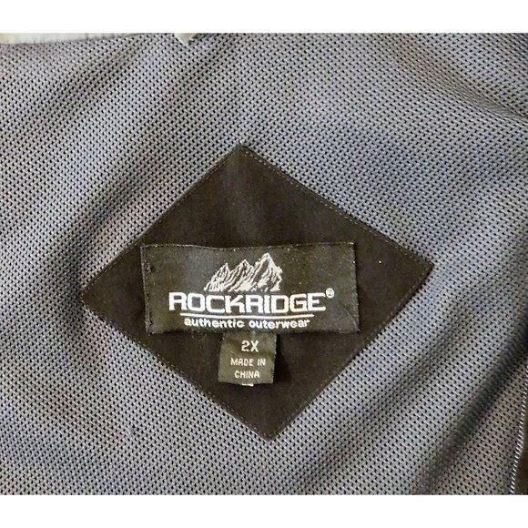 Rock Ridge Jacket 2X Black Hidden Hoodie North Gate Constructors Pockets LS - Picture 12 of 12